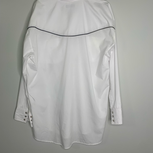 Western Club Pearl Snap Shirt Aztec Embroidery sz 2XL - Picture 7 of 7